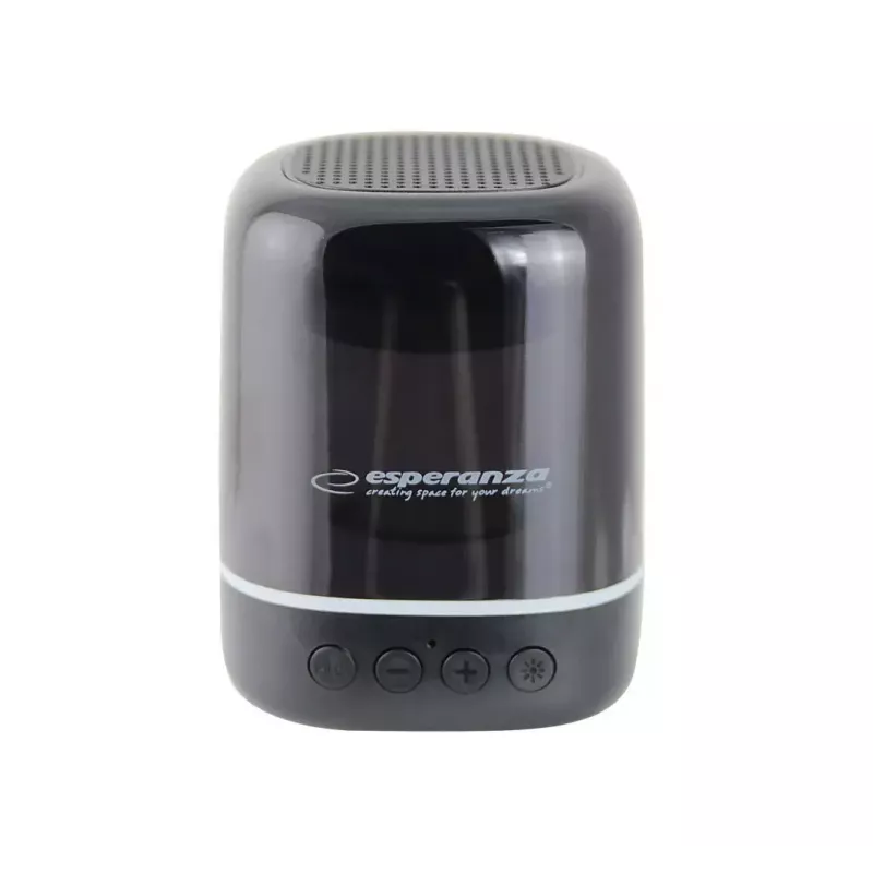 Altoparlante portatile ESPERANZA EP154, 3W RMS, Bluetooth 5.0, MicroSD, FM, 4 h di riproduzione, nero