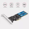 Axagon PCES-SA4M2 controller PCIe 2 porte SATA 6G interne + interfacce M.2 B-Key schede/adattatori M.2, SATA
