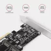 Axagon PCES-SA4M2 controller PCIe 2 porte SATA 6G interne + interfacce M.2 B-Key schede/adattatori M.2, SATA