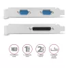 Axagon PCEA-PSN PCIe - adattatore 1 porta parallela e 2 porte seriali 250 kbps con SP & LP