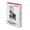Axagon PCEA-PSN PCIe - adattatore 1 porta parallela e 2 porte seriali 250 kbps con SP & LP