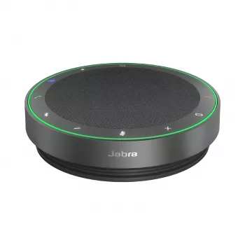 Jabra Speak2 75 MS Teams - Link 380c, grigio scuro, universale, nero, AAC, CVSD, mSBC, SBC, 72 dB, tasti, Voice Level Normalization