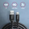 Axagon BUCM-AM10AB HQ cavo USB-C USB-A 1 m