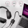 Adattatore audio USB esterno AXAGON ADA-12 con 1x jack da 3,5 mm per cuffie e microfono