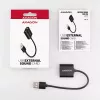 Adattatore audio USB esterno AXAGON ADA-12 con 1x jack da 3,5 mm per cuffie e microfono