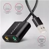 Adattatore audio USB esterno AXAGON ADA-12 con 1x jack da 3,5 mm per cuffie e microfono