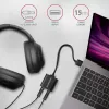 Adattatore audio USB esterno AXAGON ADA-12 con 1x jack da 3,5 mm per cuffie e microfono