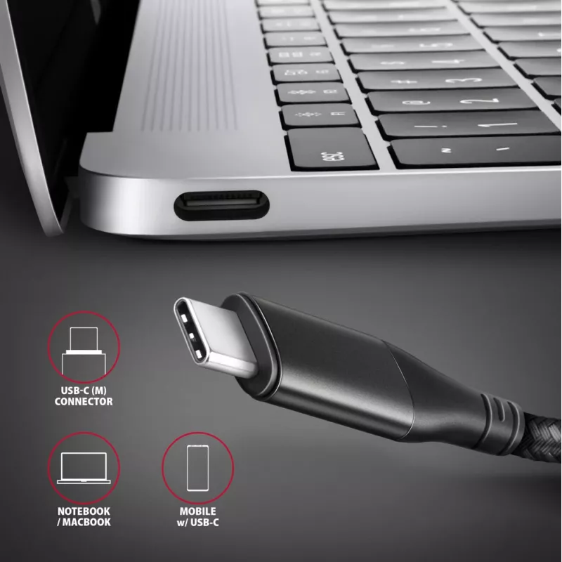 Axagon RVC-HI2M adattatore USB-C -> HDMI 2.0a 4K/60Hz HDR10