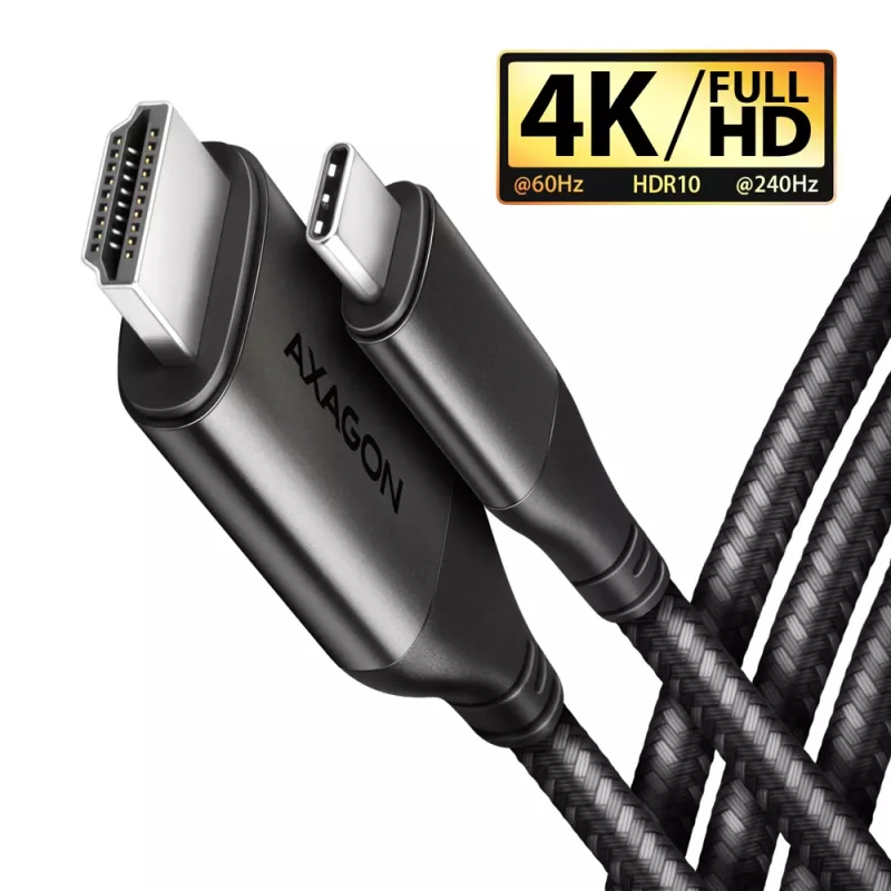 Axagon RVC-HI2MC cavo USB-C -> HDMI 2.0a 1,8 m, 4K/60Hz HDR10