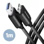 Axagon BUMM3-AM10AB SPEED cavo Micro-B USB <> USB-A 3.2 Gen 1 1 m