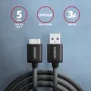 Axagon BUMM3-AM10AB SPEED cavo Micro-B USB <> USB-A 3.2 Gen 1 1 m