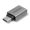 Axagon RUCM-AFA adattatore USB-C (M) -> USB-A (F), USB 3.2 Gen 2, 3A, ALU