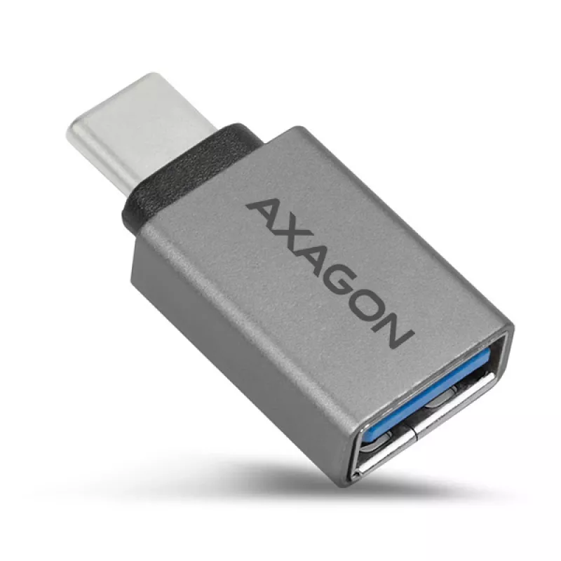 Axagon RUCM-AFA adattatore USB-C (M) -> USB-A (F), USB 3.2 Gen 2, 3A, ALU