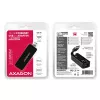 AXAGON ADE-XR adattatore da USB 2.0 Type-A a Fast Ethernet 10/100, RJ-45, Realtek RTL8152, nero, 23 g