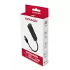 Hub multiporta Axagon HMA-CR3A in metallo USB 3.2 Gen 1 con tre porte USB e lettore di schede