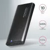 Case esterno Axagon EEM2-SB2 USB-C 3.2 Gen 2 in metallo per SSD M.2 NVMe e SATA. Senza viti