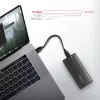 Case esterno Axagon EEM2-SB2 USB-C 3.2 Gen 2 in metallo per SSD M.2 NVMe e SATA. Senza viti