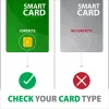 Lettore piatto di smart card/ID Axagon CRE-SM3N USB-A, USB 2.0, 1,3 m, nero, 57 g