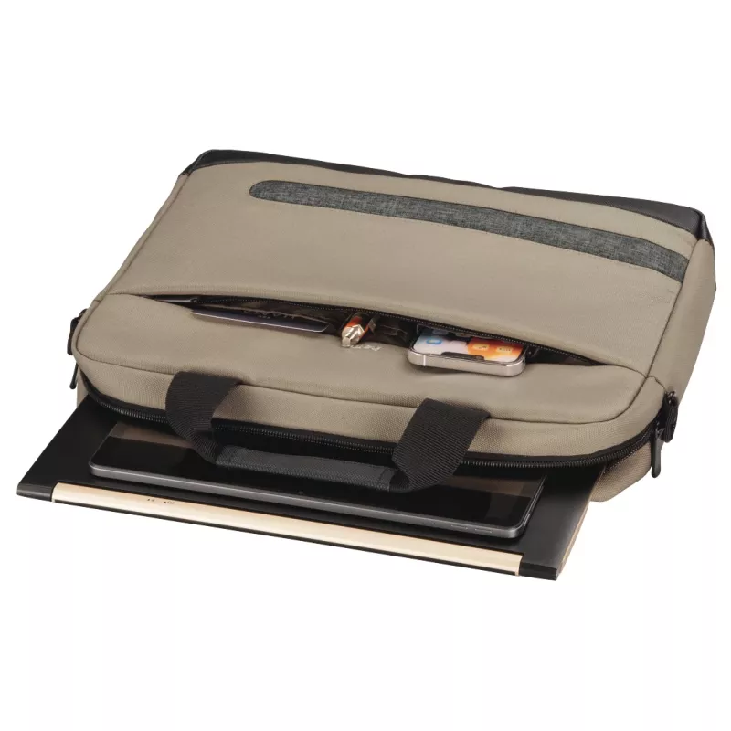 Hama Terra 00217234 borsa per laptop 33,8 cm (13,3 pollici), maniglia, tracolla, poliestere riciclato, beige