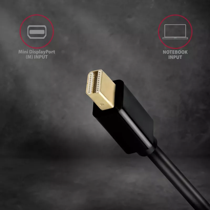 Adattatore Axagon RVDM-HI14N Mini DisplayPort -> HDMI 1.4 4K/30Hz