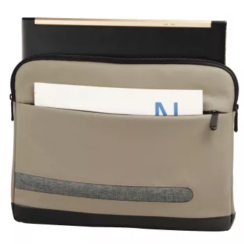 Custodia sleeve Hama Terra 39,6 cm (15,6 pollici) beige 1 tasca frontale