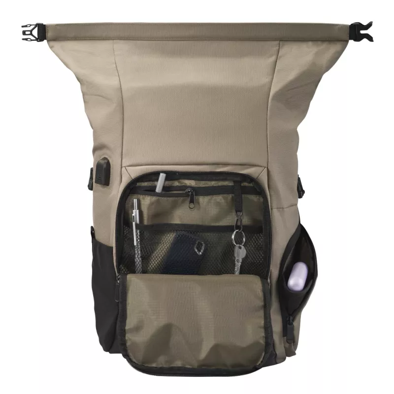 Zaino Hama Terra 39,6 cm (15,6 pollici) beige, nero