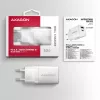 Caricabatterie Axagon ACU-PQ30W QC3.0 30W USB-C bianco