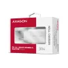 Caricabatterie Axagon ACU-PQ30W QC3.0 30W USB-C bianco