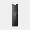 Dissipatore passivo in alluminio Axagon CLR-M2L10 per tutti gli SSD M.2, formato 2280, altezza 10 mm.