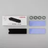 Dissipatore passivo in alluminio Axagon CLR-M2L10 per tutti gli SSD M.2, formato 2280, altezza 10 mm.