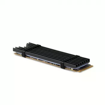 Dissipatore passivo in alluminio Axagon CLR-M2L3 per tutti gli SSD M.2, formato 2280, altezza 3 mm