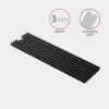 Dissipatore passivo in alluminio Axagon CLR-M2L3 per tutti gli SSD M.2, formato 2280, altezza 3 mm