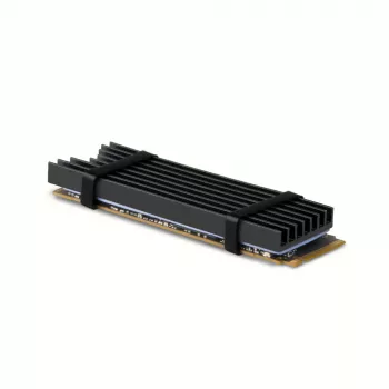 Dissipatore passivo in alluminio Axagon CLR-M2L6 per tutti gli SSD M.2, formato 2280, altezza 6 mm