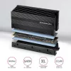 Dissipatore passivo in alluminio Axagon CLR-M2XL per unità SSD M.2 a una e due facce, formato 2280, altezza 36 mm