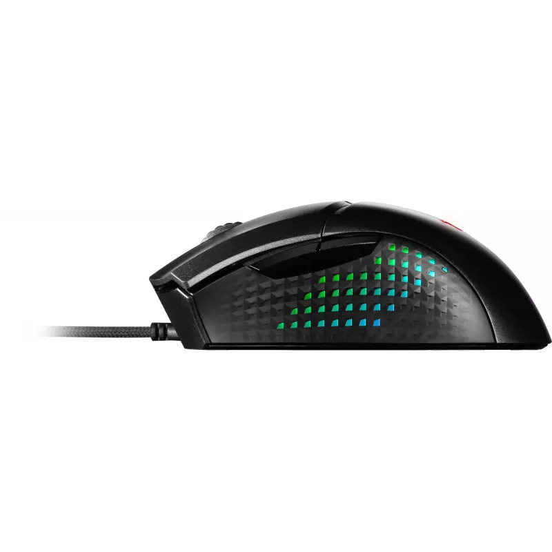 Mouse MSI CLUTCH GM51 LIGHTWEIGHT WIRELESS gaming per destrimani RF + Bluetooth + USB Type-C ottico 26000 DPI