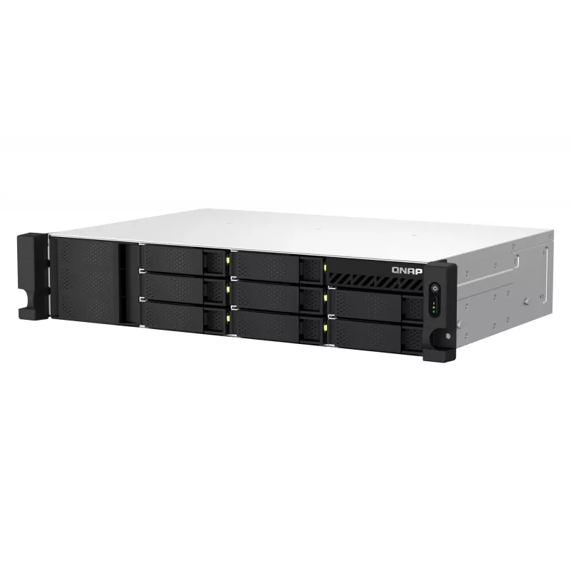 QNAP TS-864EU-8G NAS/server di storage rack (2U) Intel® Celeron® 8 GB DDR4 0 TB QNAP Turbo System nero