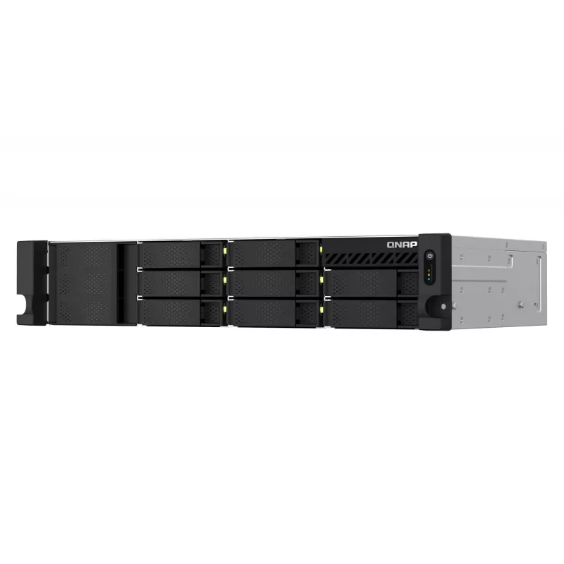 QNAP TS-864EU-8G NAS/server di storage rack (2U) Intel® Celeron® 8 GB DDR4 0 TB QNAP Turbo System nero