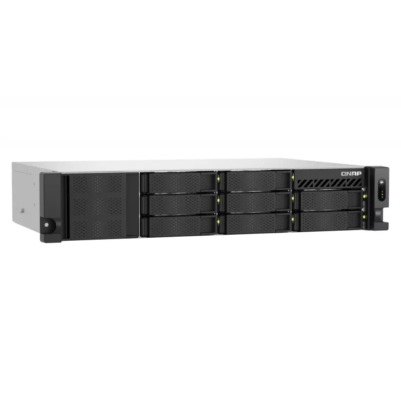 QNAP TS-855EU-RP NAS rack (2U) Intel Atom® C5125 8 GB DDR4 0 TB QuTS hero Black