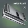 Docking station Axagon HMC-4KX3 Hub USB-C 5Gbps, 3x USB-A, 2x HDMI, DP, RJ-45, SD/microSD, Audio, PD 100W, cavo 40cm