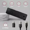 Axagon EE35-GTR USB-C 5Gbps - SATA 6G, 3.5 RIBBED box BLACK - Case HDD USB Type-C 3,5 pollici