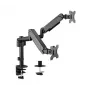 Supporto da tavolo regolabile GEMBIRD per 2 monitor, 17–32 pollici