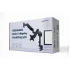 Supporto da tavolo regolabile GEMBIRD per 2 monitor, 17–32 pollici