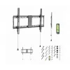 Gembird WM-80F-01 supporto fisso da parete per TV, 37–80 pollici, fino a 70 kg, VESA fino a 600x400, nero