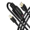 Axagon ADR-215B Cavo attivo di collegamento/ripetitore USB 2.0 A-M -> B-M 15 m