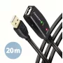 Axagon ADR-220 Cavo attivo di prolunga/ripetitore USB 2.0 A-M -> A-F 20 m