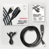Axagon ADR-220 Cavo attivo di prolunga/ripetitore USB 2.0 A-M -> A-F 20 m
