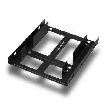Axagon RHD-225 METAL Supporto per 2x HDD/SSD 2,5 pollici in alloggiamento 3,5 pollici, supporto ventola