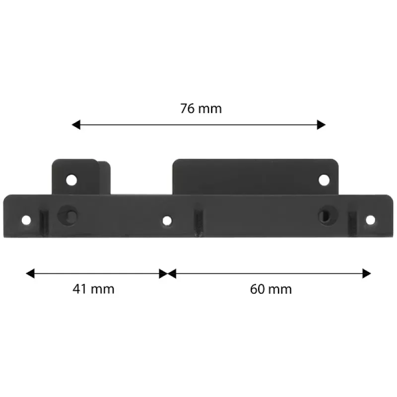 Axagon RHD-225 METAL Supporto per 2x HDD/SSD 2,5 pollici in alloggiamento 3,5 pollici, supporto ventola