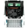 Axagon RHD-225 METAL Supporto per 2x HDD/SSD 2,5 pollici in alloggiamento 3,5 pollici, supporto ventola