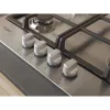 Whirlpool TGML 661 IX R acciaio inox da incasso 58 cm gas 4 zone